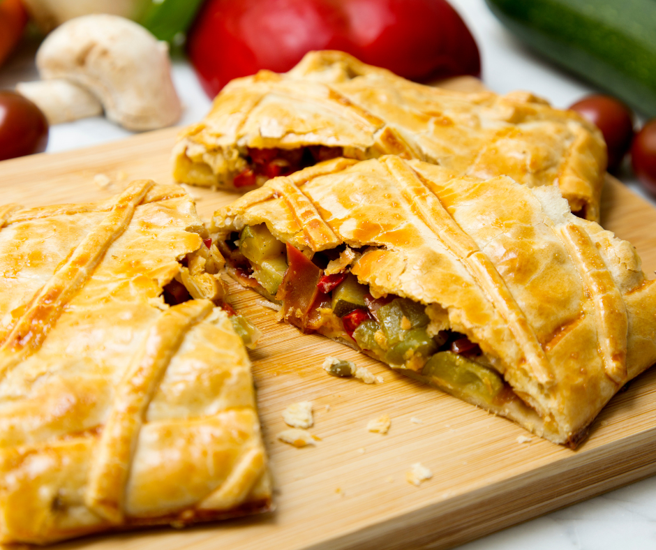 empanada gallega en la festa da lamprea