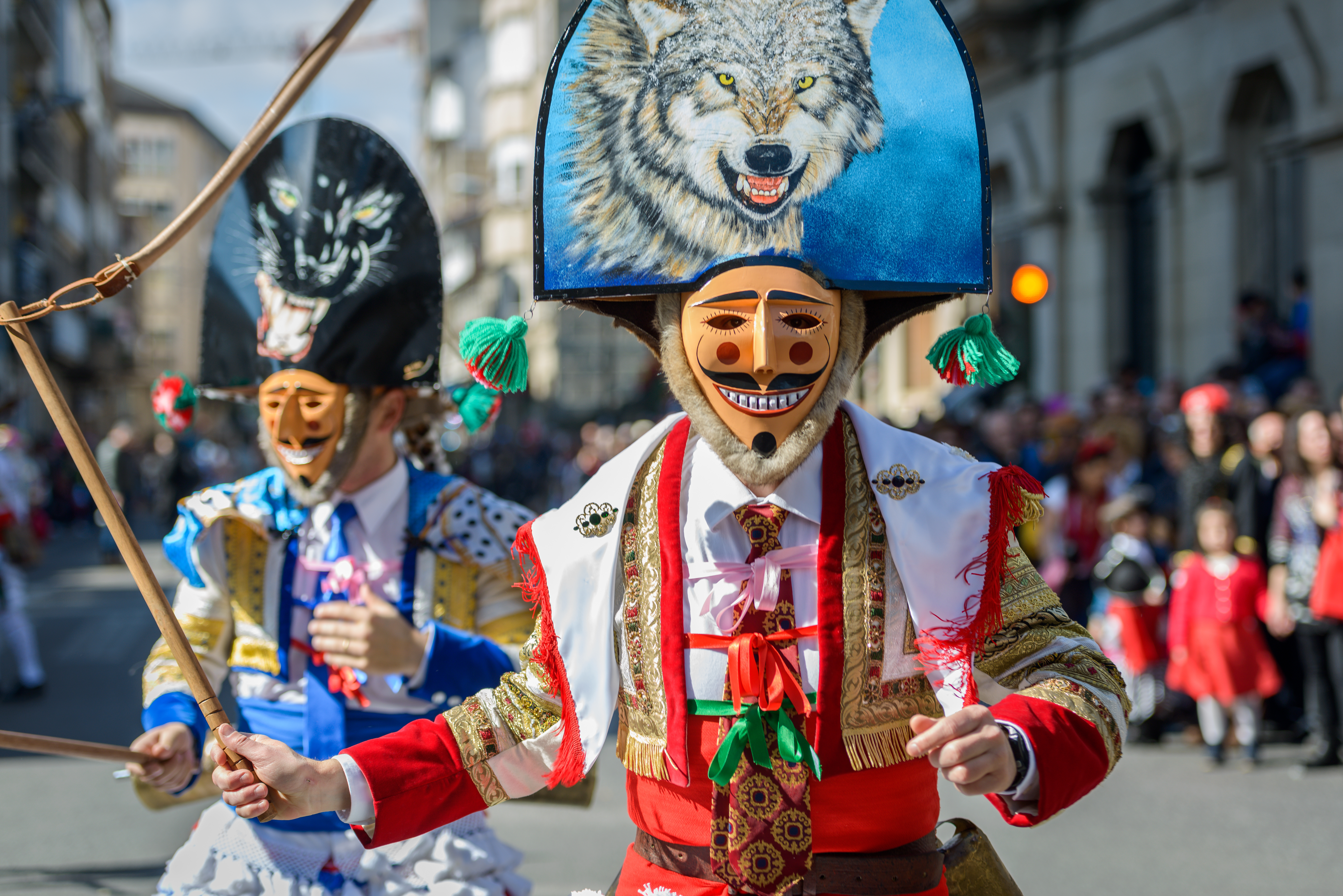 Personajes pantallas del entroido de Verín