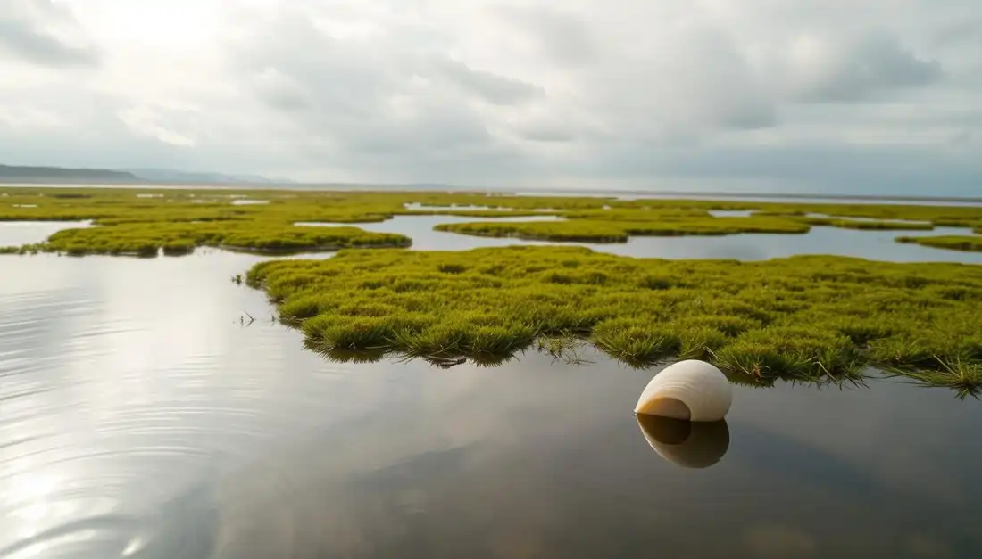 Zona de marisqueo de la almeja blanca gallegas