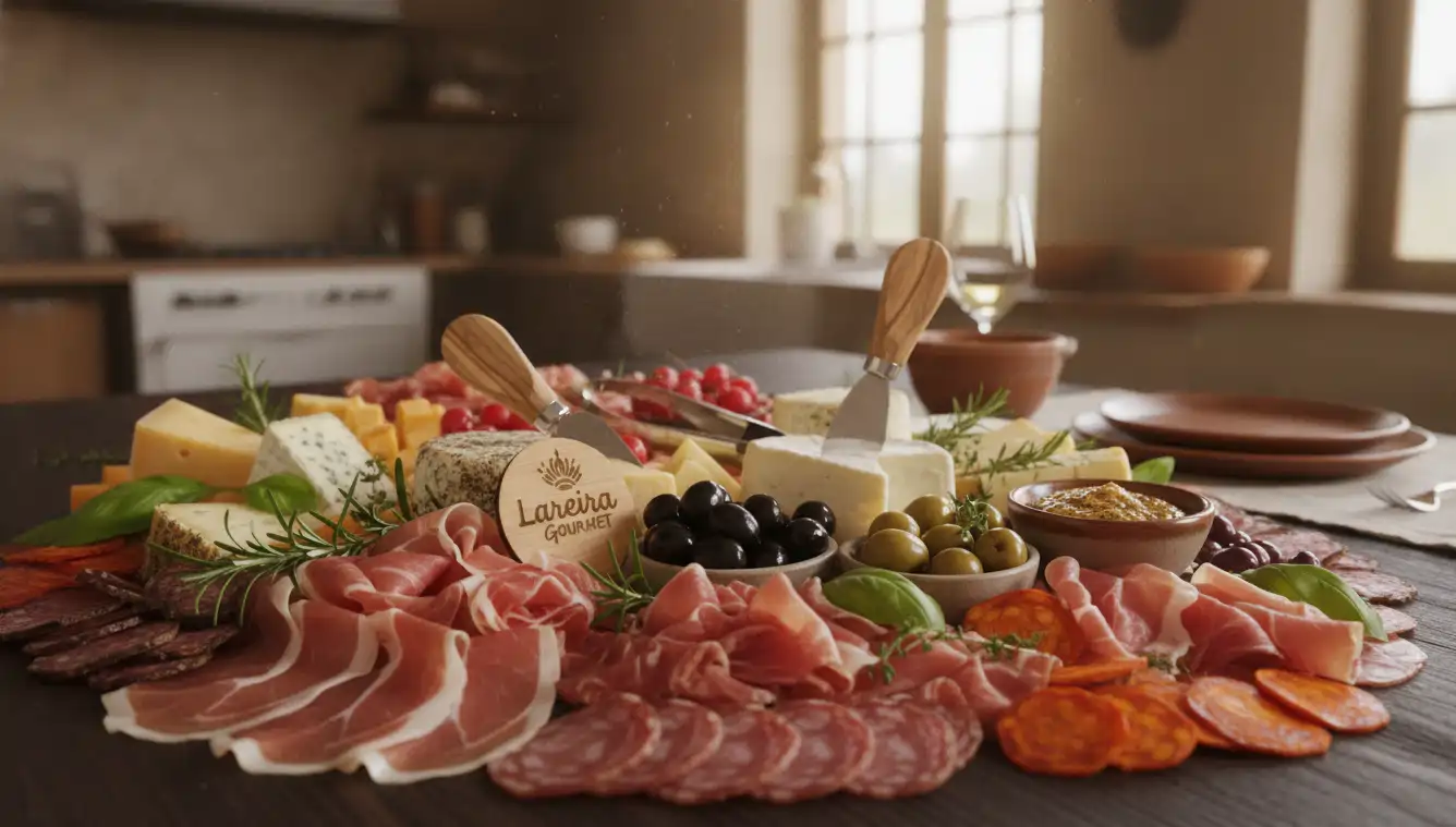 Combinar sabores en una tabla de embutidos gourmet